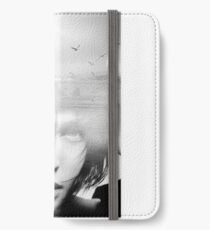 Black & White beautiful woman iPhone Wallet/Case/Skin