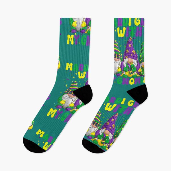 Item preview, Mardi Gras with My Gnomies Funny Mardi Gras Three Gnomes T-Shirt designed and sold by zedbubblez.