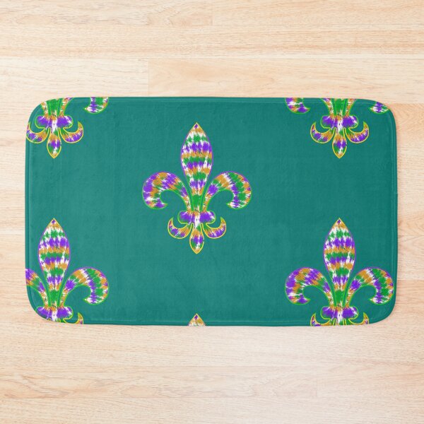 Item preview, Tie Dye Fleur De Lis Mardi Gras Carnival Symbol New Orlean T-Shirt designed and sold by zedbubblez.