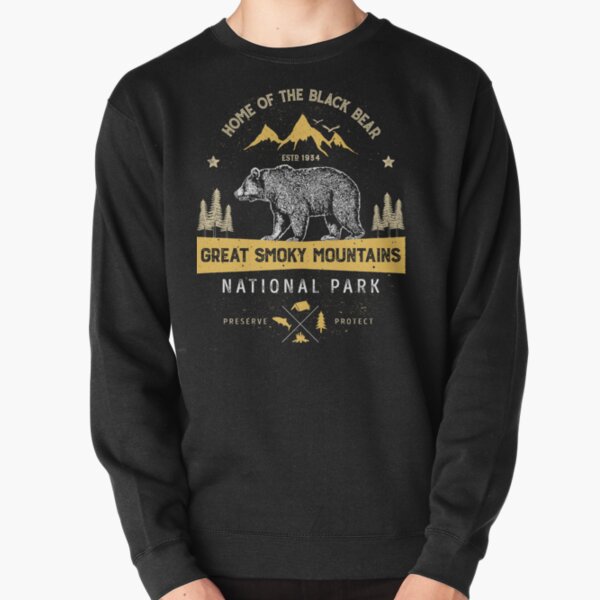 Great Smoky Mountains National Park Shirt Bear Vintage Gift Ideas T-shirt Pullover Sweatshirt