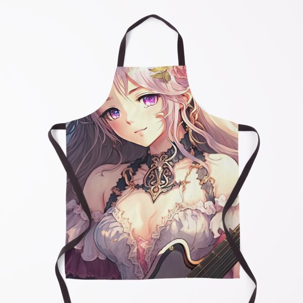 Item preview, The Song of Love: A Fantasy Female Bard in a Valentine's Day Dress designed and sold by PJGartui.