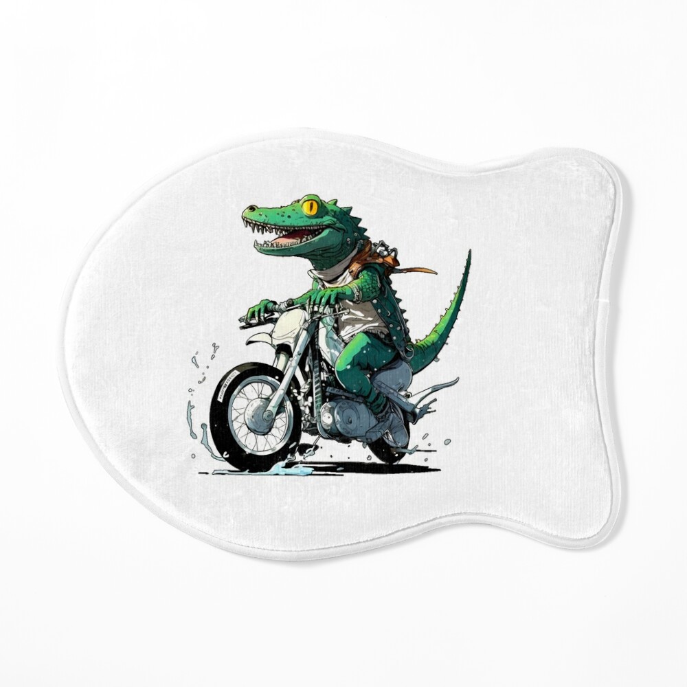 Croc Chopper - wildlife motorcycle Poster