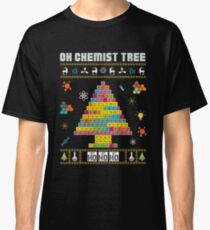 Oh Chemist Tree Merry Christmas Ugly Sweater Chemistry Tee Classic T-Shirt