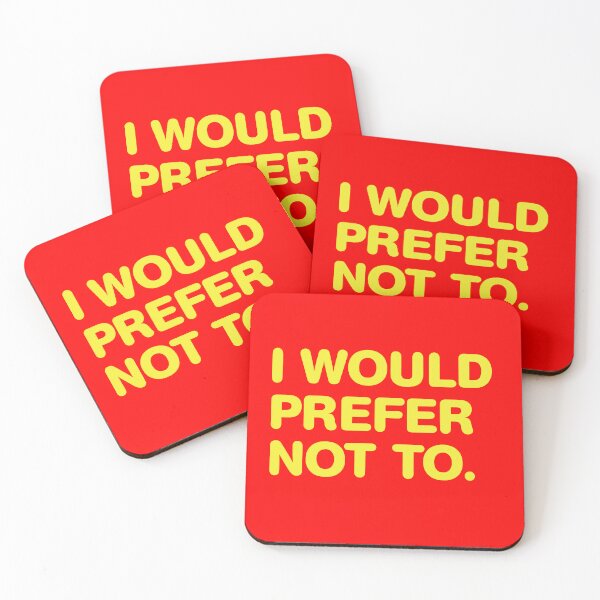 Item preview, I would prefer not to designed and sold by Jools-57.