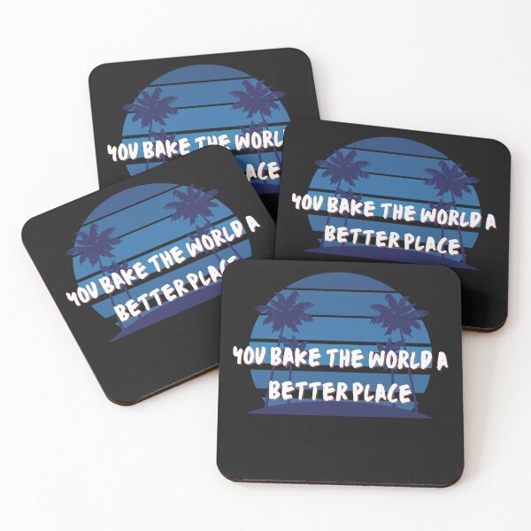 Item preview, Bake the world a better place. designed and sold by WORLD-X.