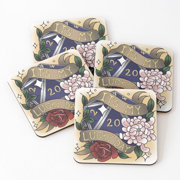 Item preview, It's My Lucky Day Nat 20 Blue designed and sold by Xyluxus.