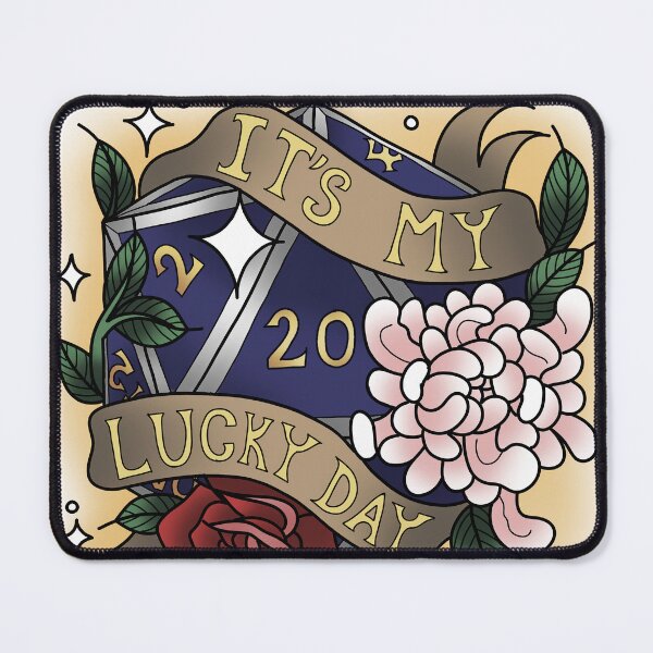 Item preview, It's My Lucky Day Nat 20 Blue designed and sold by Xyluxus.