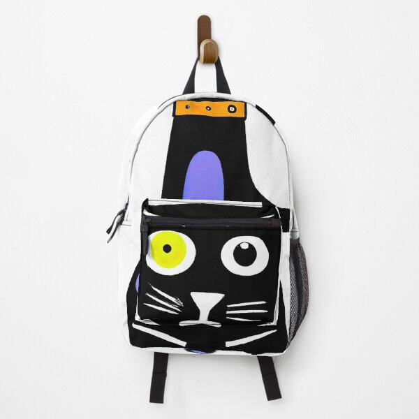 Item preview, Black cat in the style of modern art (pop art) designed and sold by Monkonthehill.