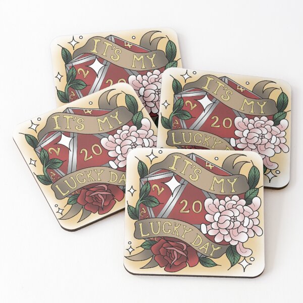 Item preview, It's My Lucky Day Nat 20 Red designed and sold by Xyluxus.