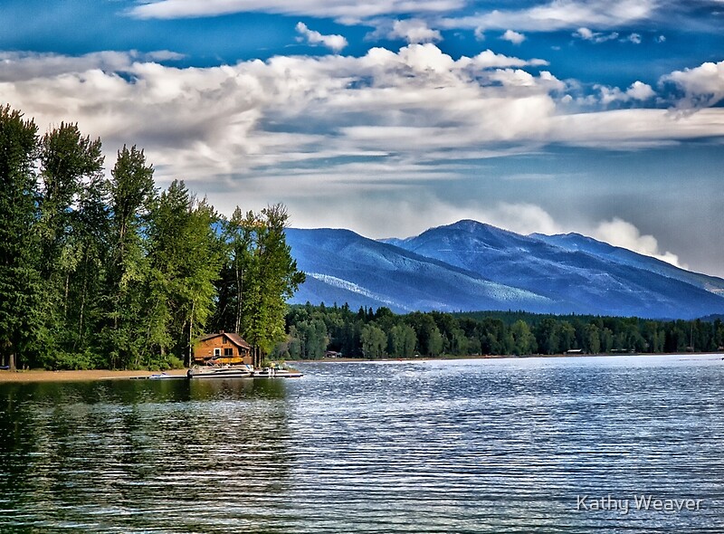 "Swan Lake Montana" by Kathy Weaver Redbubble