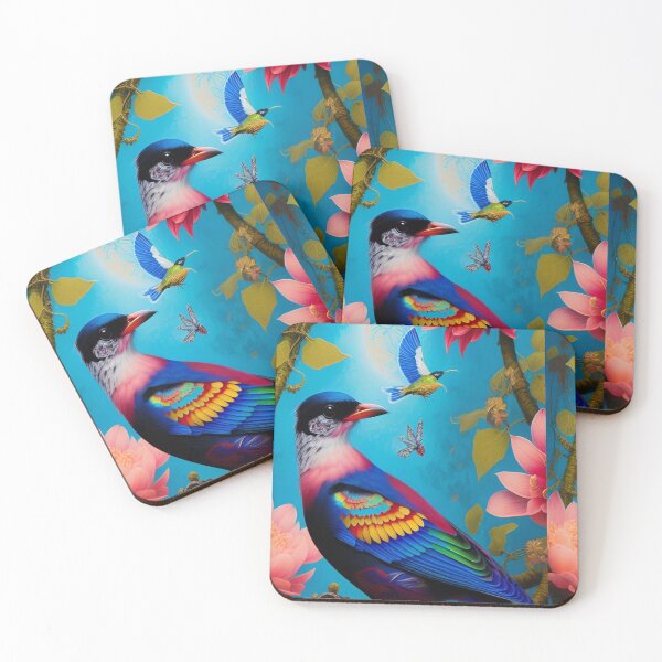 Item preview, Asian Bird blue designed and sold by Aryabek.