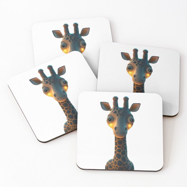 Item preview, Too cute cartoon giraffe designed and sold by GforAL.