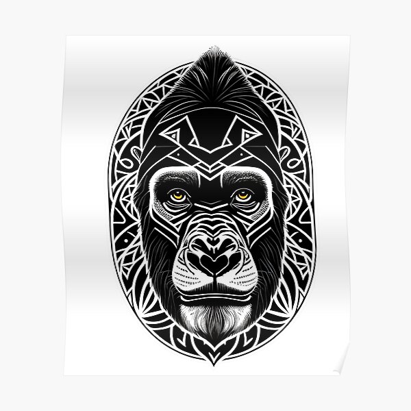 Lion Vs Gorilla Posters for Sale | Redbubble