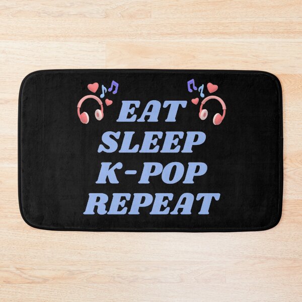 Item preview, Eat Sleep K-pop Repeat  designed and sold by MeetMatilda.