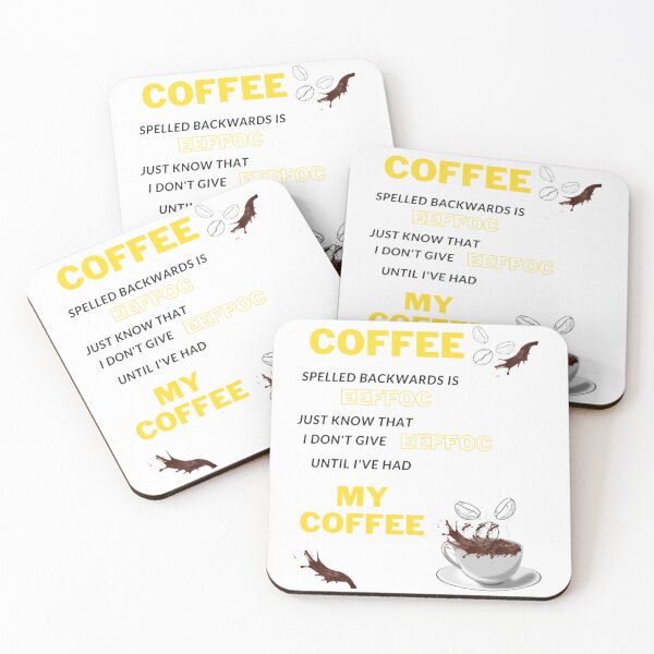 Artikelvorschau, Kaffee rückwärts geschrieben ist Eeffoc entworfen und verkauft von OS-Afolky.