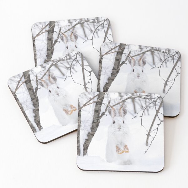 Item preview, Snowshoe hare on the run designed and sold by James Cumming.