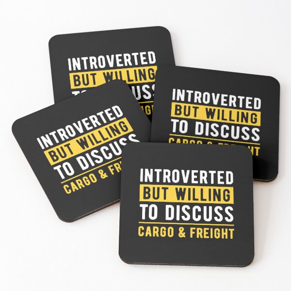 Item preview, Cargo and Freight Agent Fun Quote designed and sold by NestaReign.