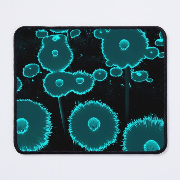 Item preview, Turquoise Abstract Dandelions Glowing designed and sold by asurtiumgreen.
