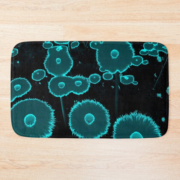 Item preview, Turquoise Abstract Dandelions Glowing designed and sold by asurtiumgreen.