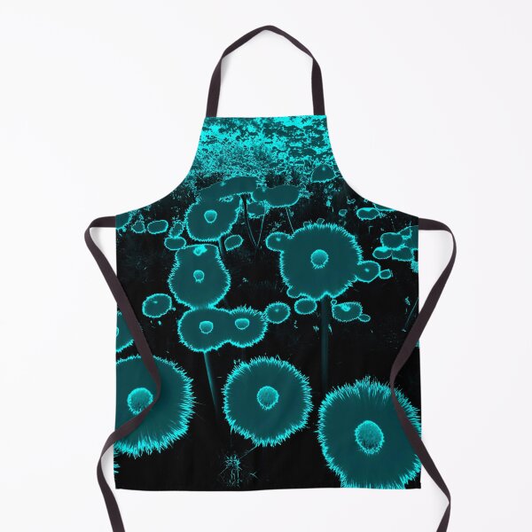 Item preview, Turquoise Abstract Dandelions Glowing designed and sold by asurtiumgreen.
