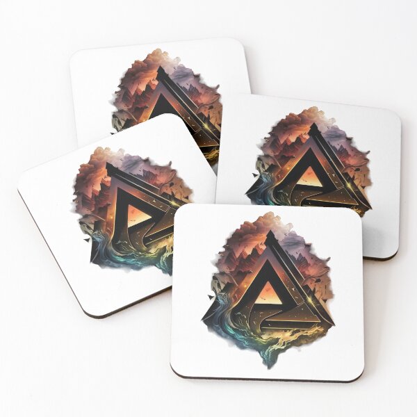 Item preview, colorful pyramid designed and sold by R&B Art and design.