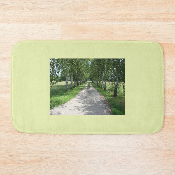 Item preview, Dirt road along flowering birches // designed and sold by Lillrose.
