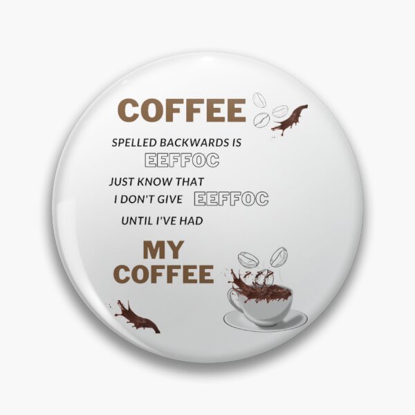 Item preview, Coffee Spelled Backwards is Eeffoc designed and sold by OS-Afolky.