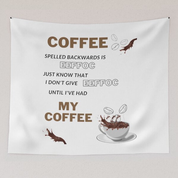 Item preview, Coffee Spelled Backwards is Eeffoc designed and sold by OS-Afolky.