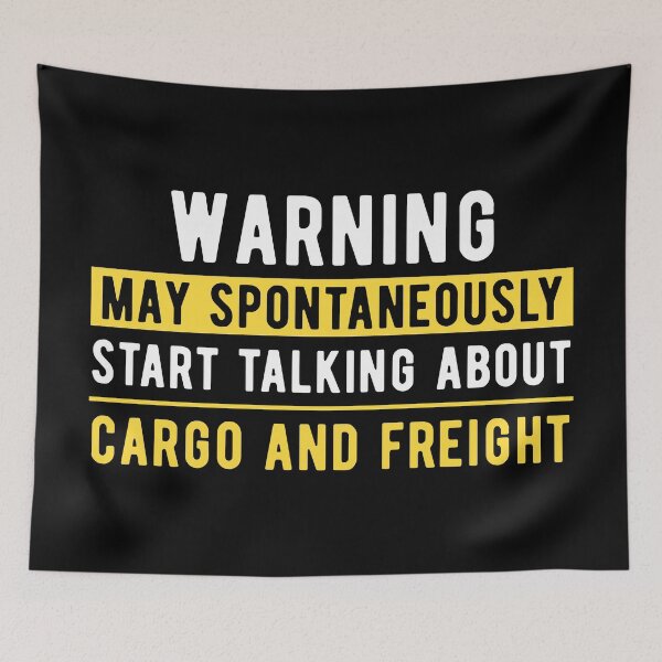 Item preview, Cargo and Freight Agent Talk designed and sold by NestaReign.