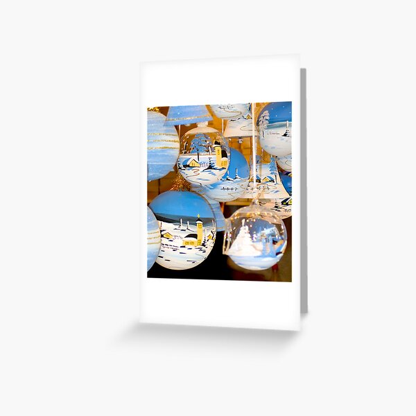 Christmas Baubles II Greeting Card