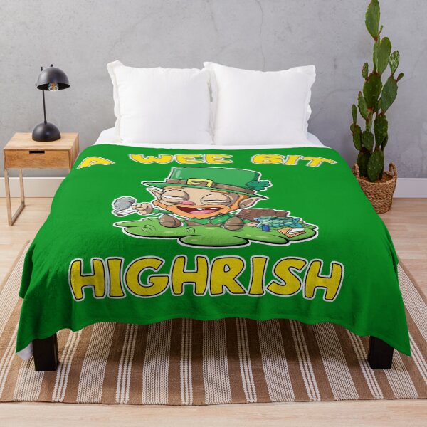 Item preview, A wee Bit Highrish St Patricks Day High Leprechaun Blunt Smoking Marijuana 420 Weed designed and sold by swiftyspade.