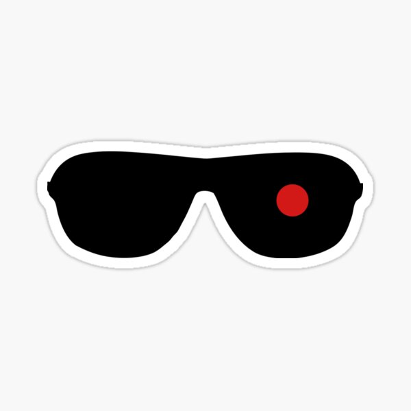 Artikel-Vorschau von Terminator-Brille Sticker, designt und verkauft von Braelynnpaul07.