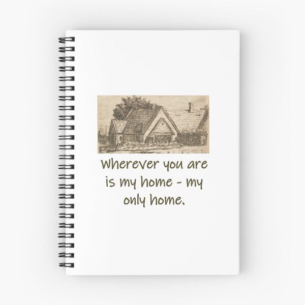 Item preview, Wherever You Are Is My Home - Home Quote  designed and sold by CrankyOldDude.