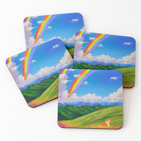 Item preview, Rainbow Dreams of a Corgi designed and sold by mzzazn.