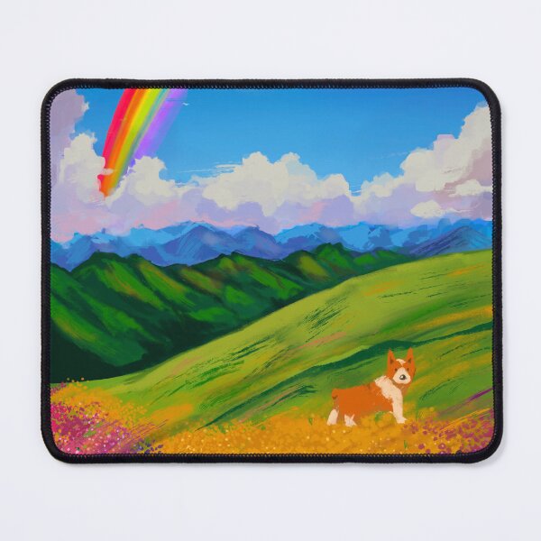 Item preview, Rainbow Dreams of a Corgi designed and sold by mzzazn.
