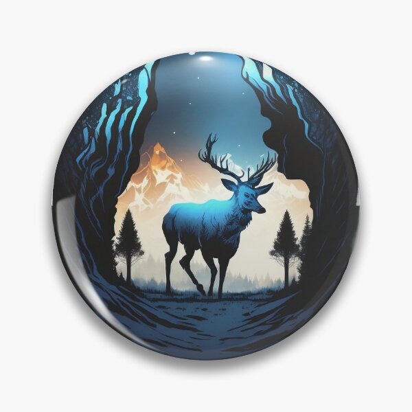 Item preview, nocturnal deer designed and sold by R&B Art and design.