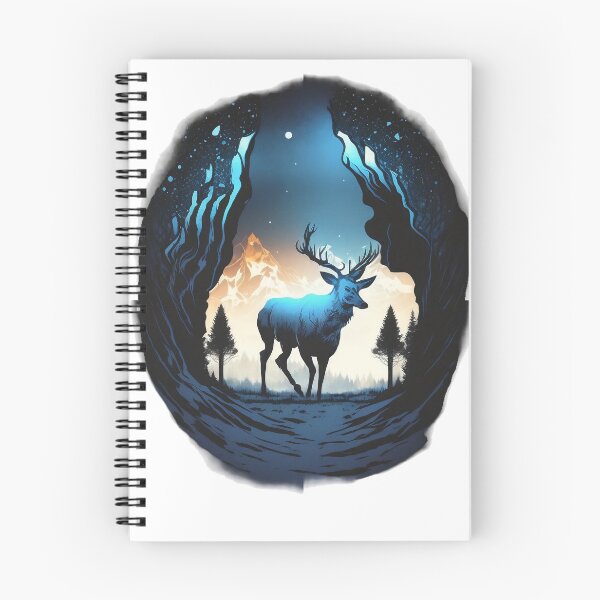 Item preview, nocturnal deer designed and sold by R&B Art and design.