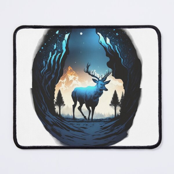 Item preview, nocturnal deer designed and sold by R&B Art and design.
