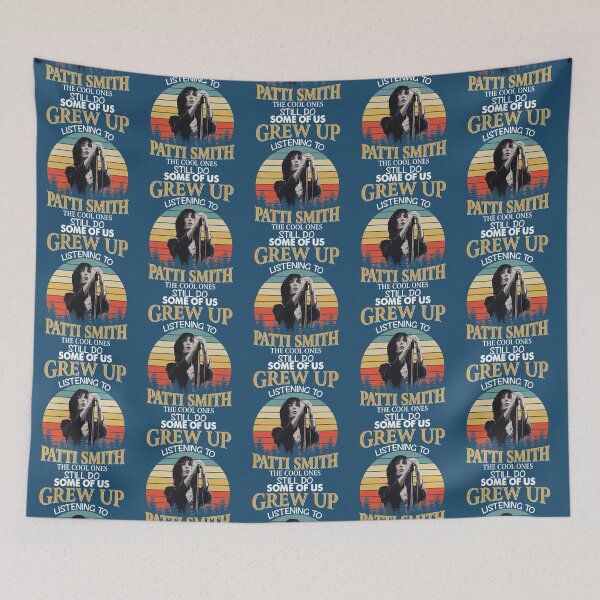 Item preview, Team Boys Girls Grew Up Patti Smith Retro Style designed and sold by ThePeachyKing.
