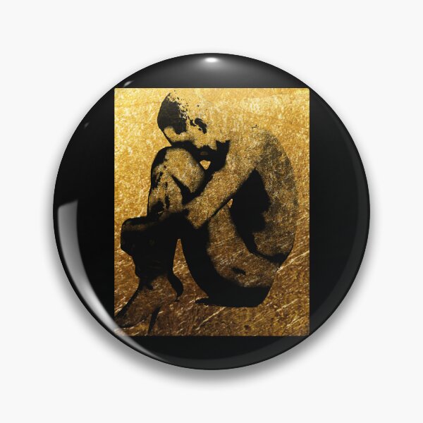 Item preview, Tribute to Robert Mapplethorpe Gold version - spray and acrylic on canvas by Fausto Novelli F_amp_N designed and sold by ThePeachyKing.