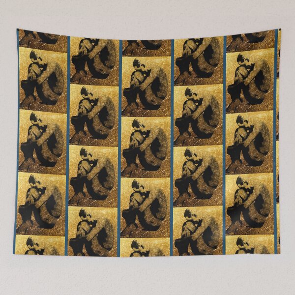 Item preview, Tribute to Robert Mapplethorpe Gold version - spray and acrylic on canvas by Fausto Novelli F_amp_N designed and sold by ThePeachyKing.
