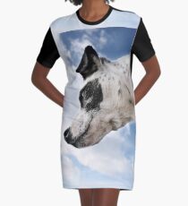Head and Shoulders Above The Rest. Graphic T-Shirt Dress
