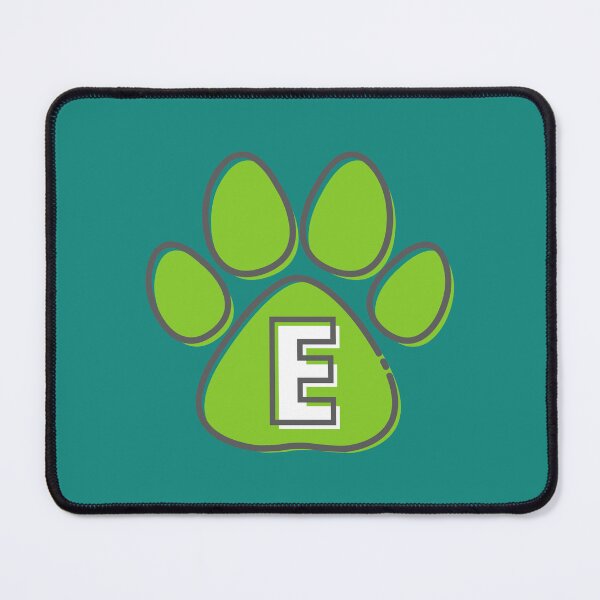 Item preview, Green Paw Monogram E designed and sold by Coffee Lifestyle.