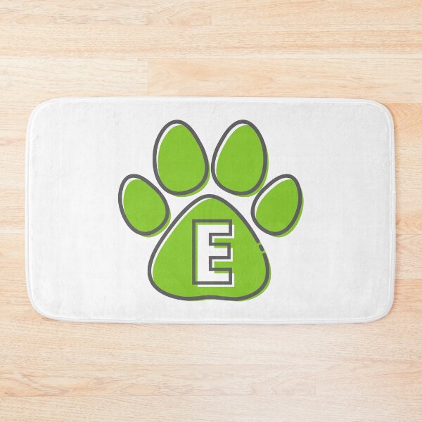 Item preview, Green Paw Monogram E designed and sold by Coffee Lifestyle.
