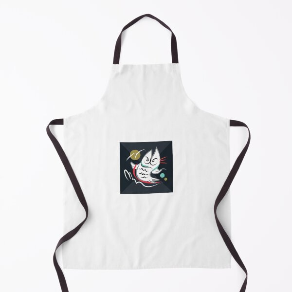Item preview, Oriental fishCAT surfing in red, silver and gold designed and sold by metadorcreative.