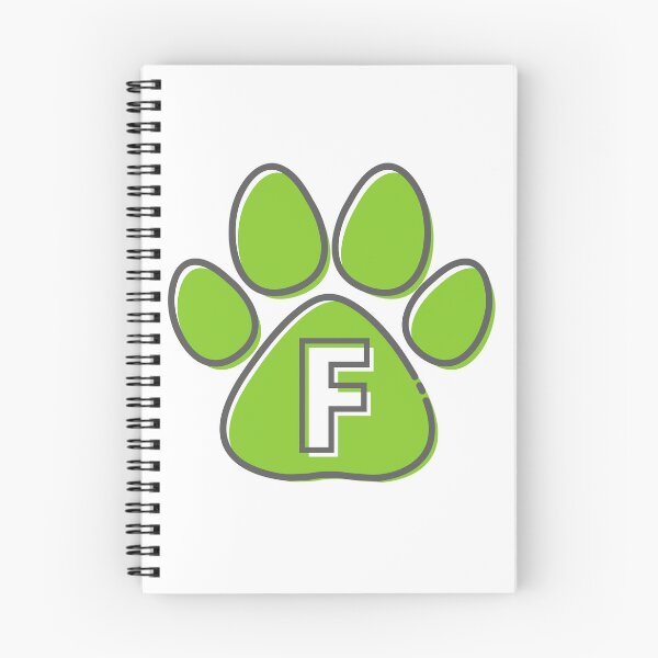 Item preview, Green Paw Monogram F designed and sold by Coffee Lifestyle.