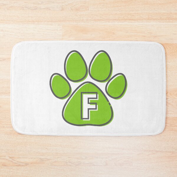 Item preview, Green Paw Monogram F designed and sold by Coffee Lifestyle.