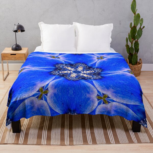 Item preview, Blue Anemone Pattern designed and sold by Patternflower.