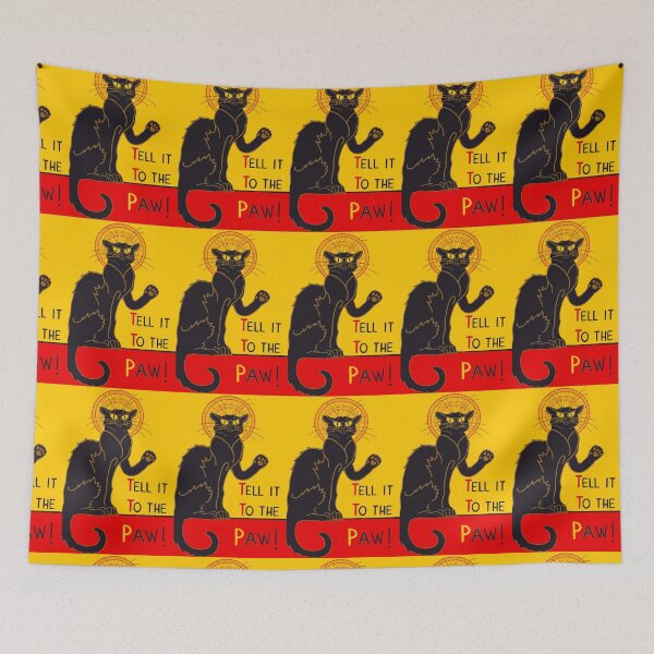 Item preview, Le Chat Noir díselo a la pata designed and sold by QuirkyCatz.