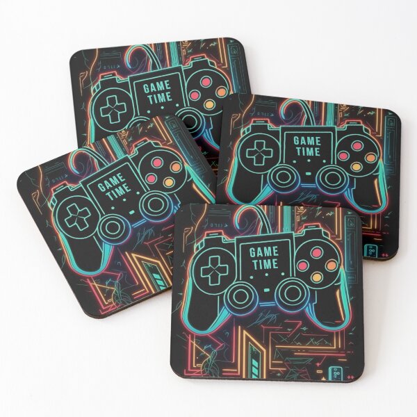 Item preview, It's always game time! Colorful Neon Controller designed and sold by artra-shop.
